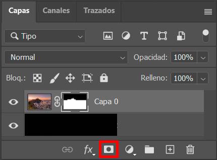 Comando mascara photoshop