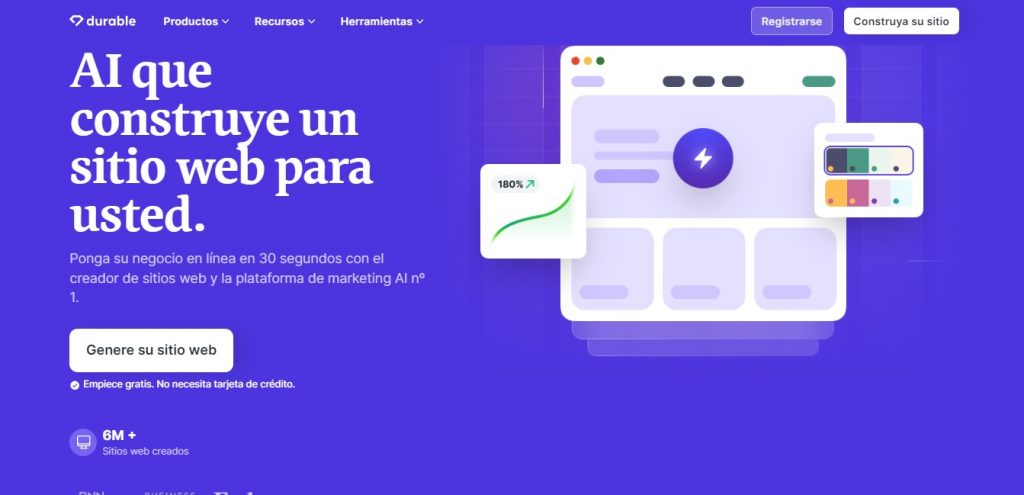 creador de landing pages